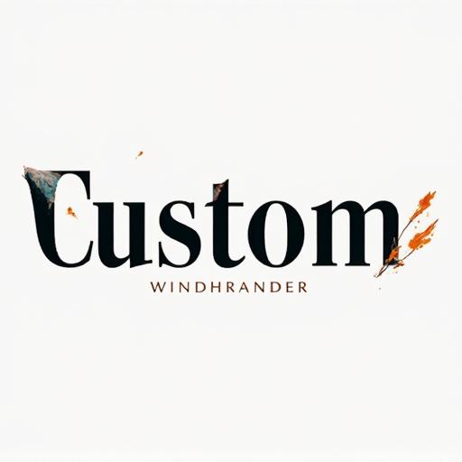 Esempio di font personalizzato creato da Fontoria Creations